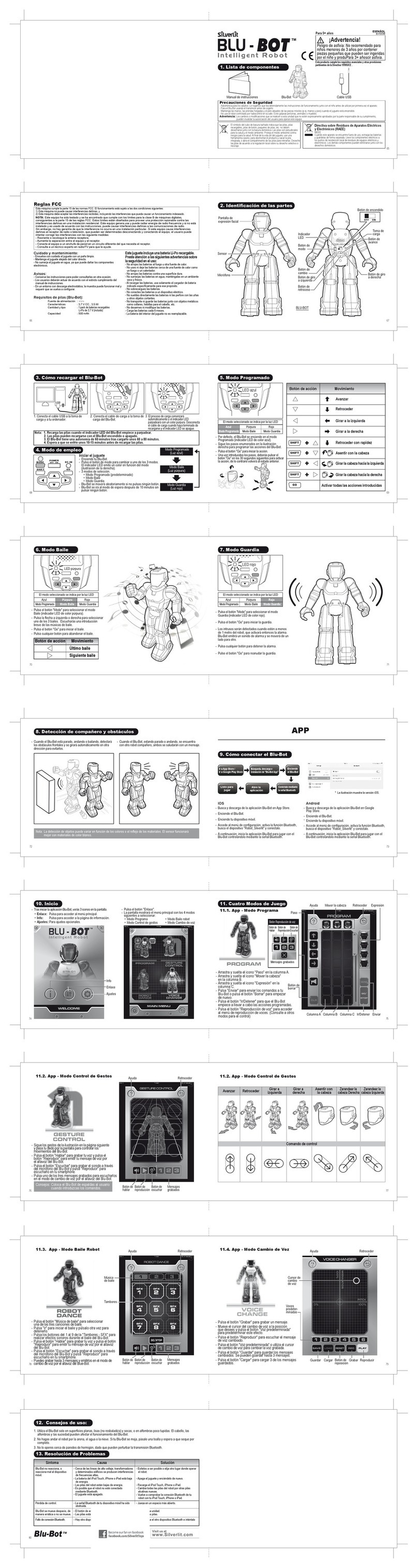 Silverlit Blu-Bot User manual
