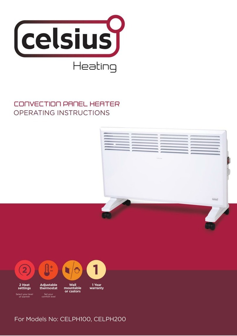 Celsius CELPH100 operating instructions