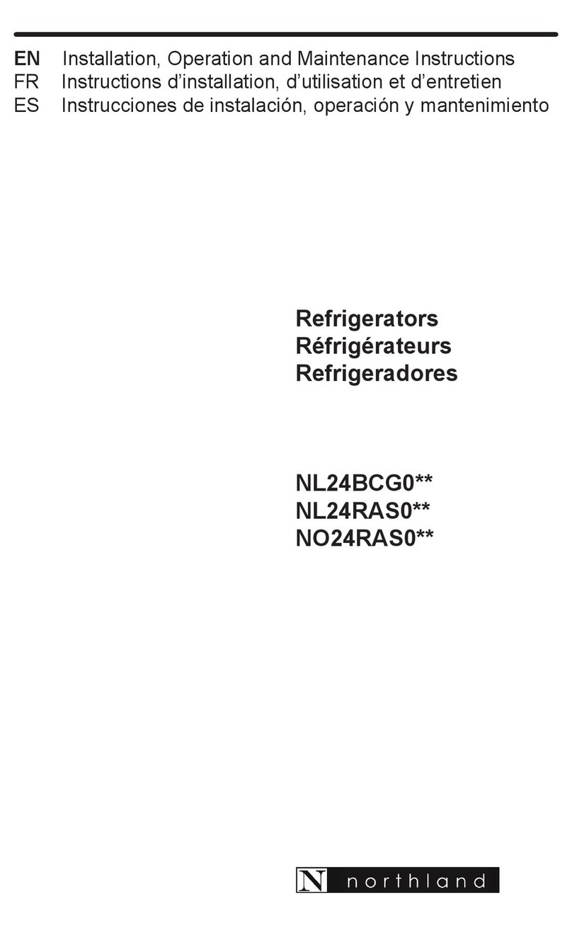 Northland NO24RAS0 Series Installation, operation and maintenance instructions Northland NO24RAS0 Series Installation, operation and maintenance instructions