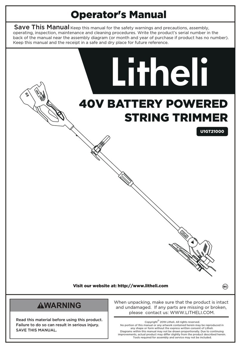 Litheli U1GT21000 Operator's manual
