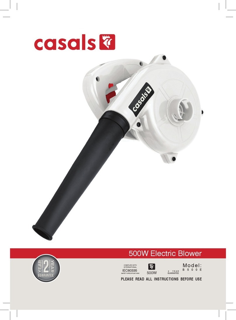 Casals B500E instruction manual