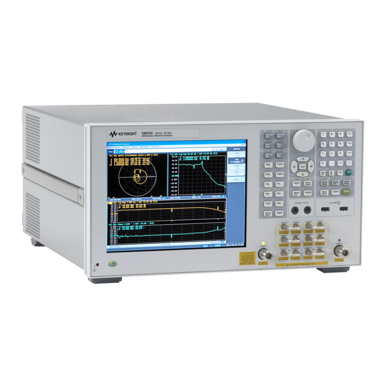 Keysight Technologies E5072A User manual