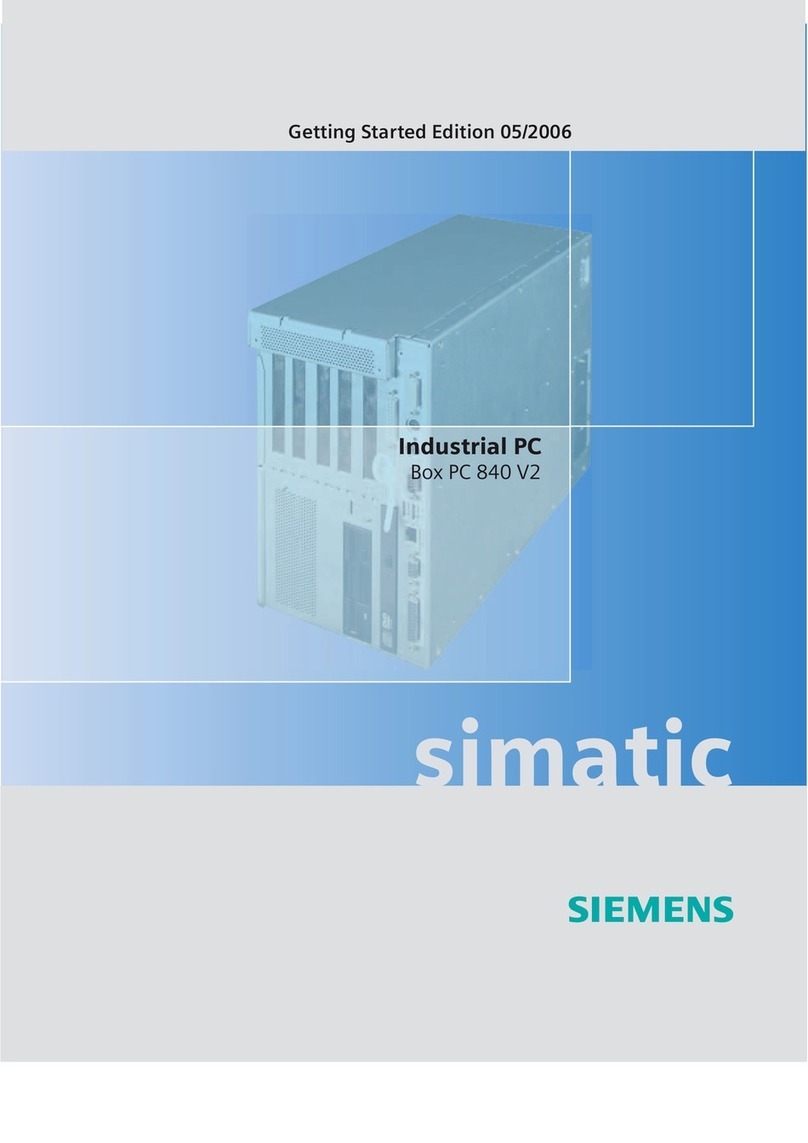 Siemens SIMATIC Rack PC 840 V2 User manual
