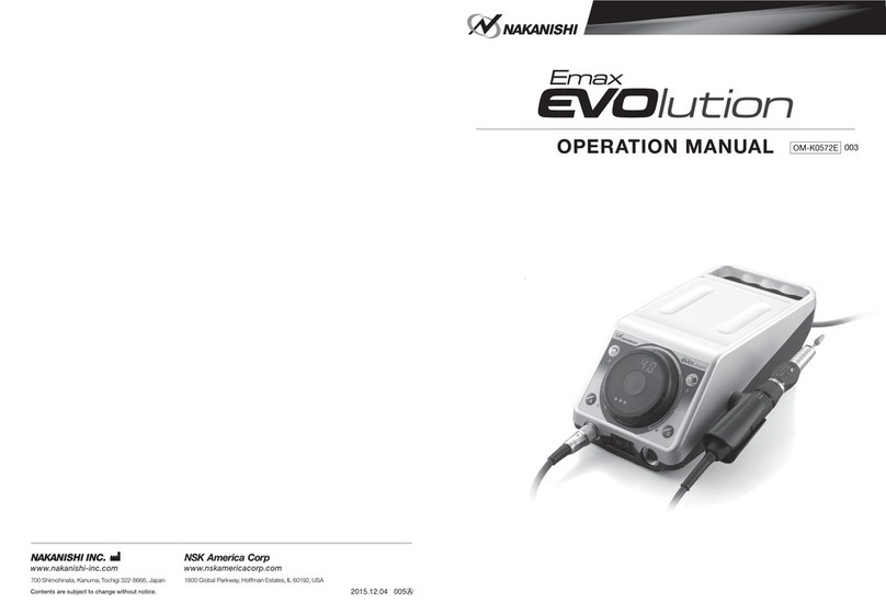 Nakanishi Emax EVOlution Operation manual