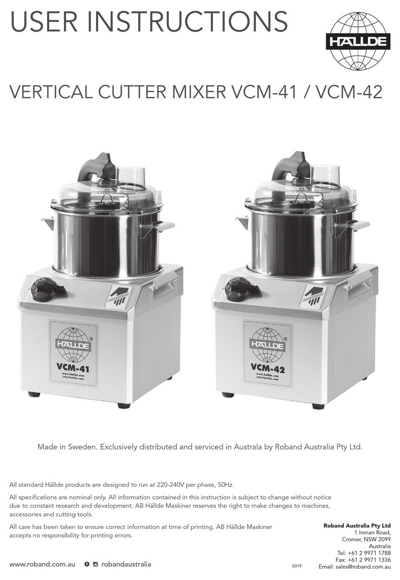 Hallde VCM-41 User manual