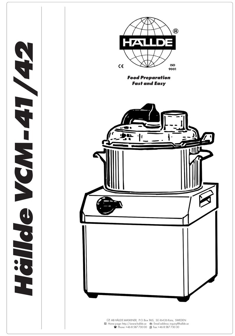 Hallde VCM-41 User instructions