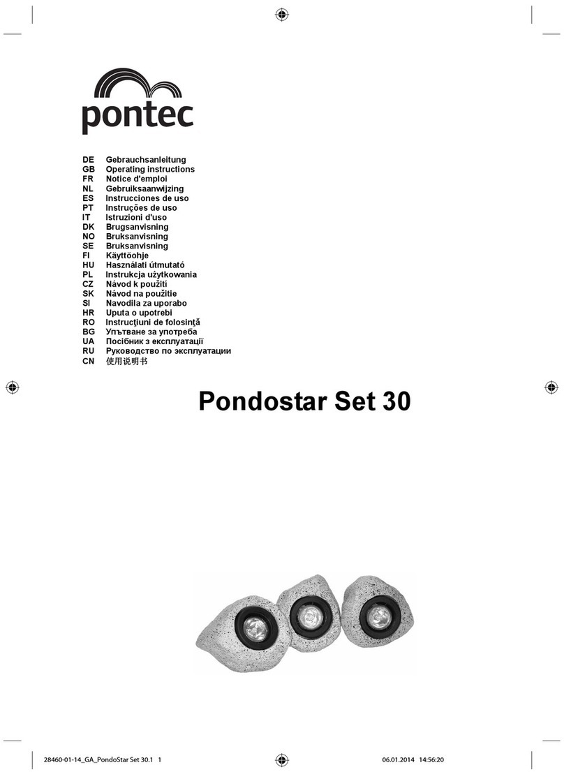 Pontec PondoStar Set 30 operating instructions
