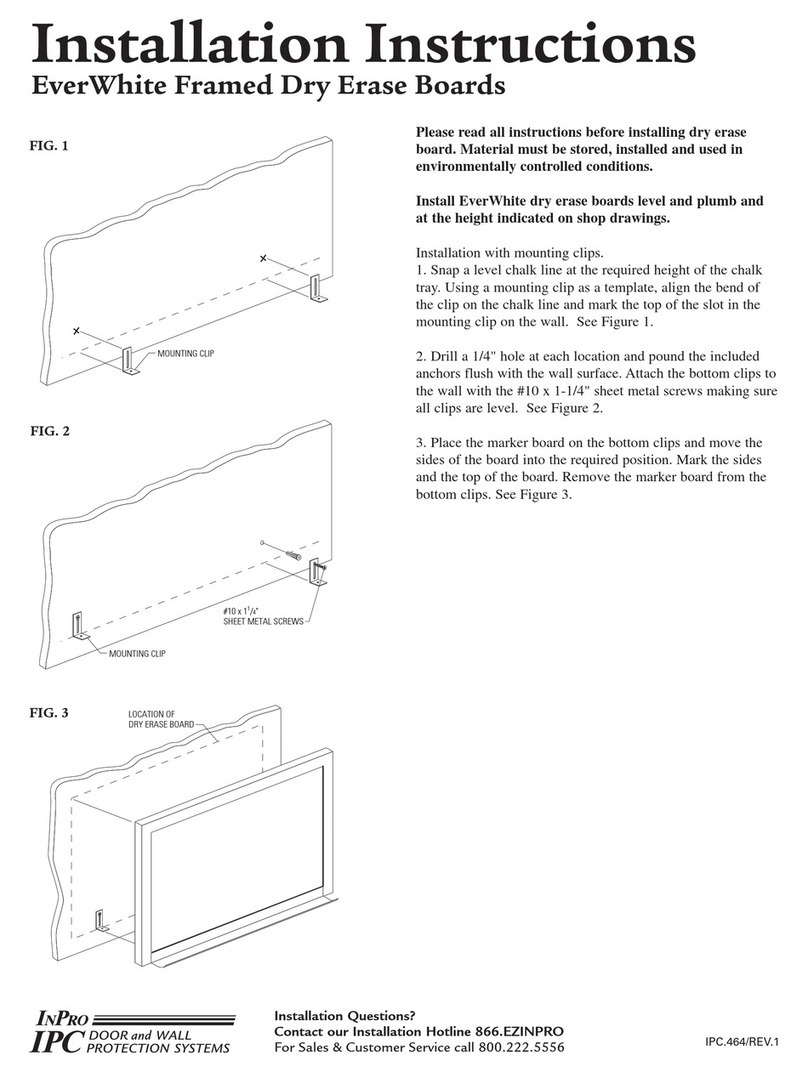 INPRO EverWhite installation instructions