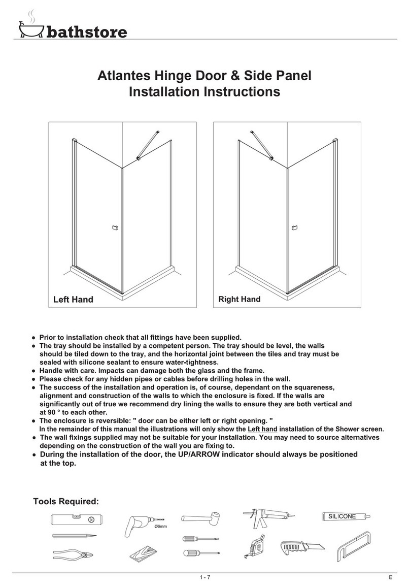 bathstore Atlantes installation instructions
