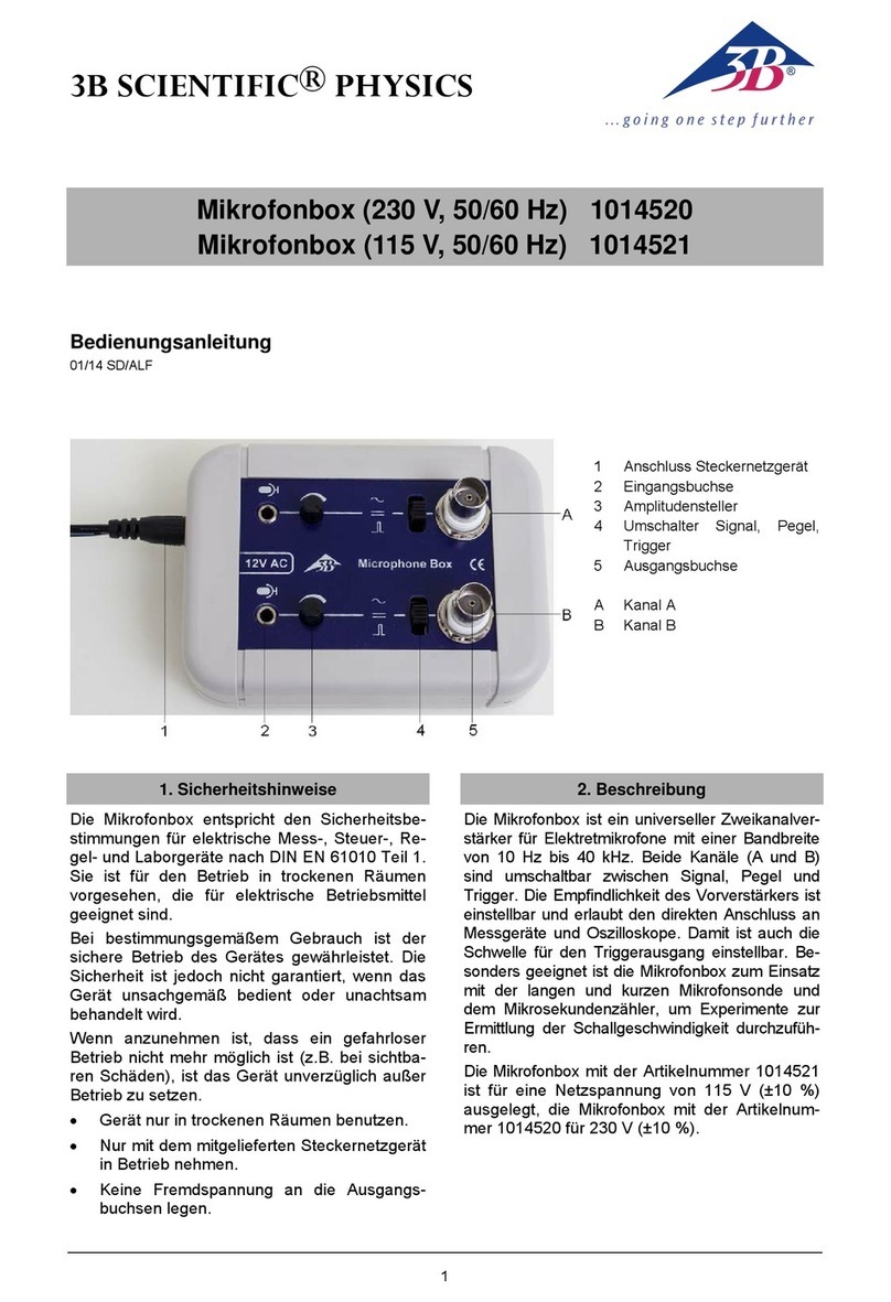 3B Microphone box 1014521 instruction sheet