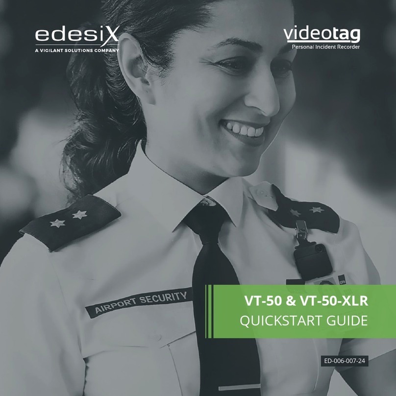 edesix VideoTag VT-50 quick start guide