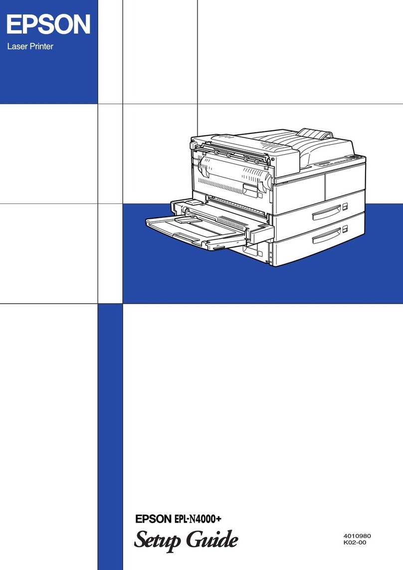 Epson EPL-N4000+ User manual Epson EPL-N4000+ User manual