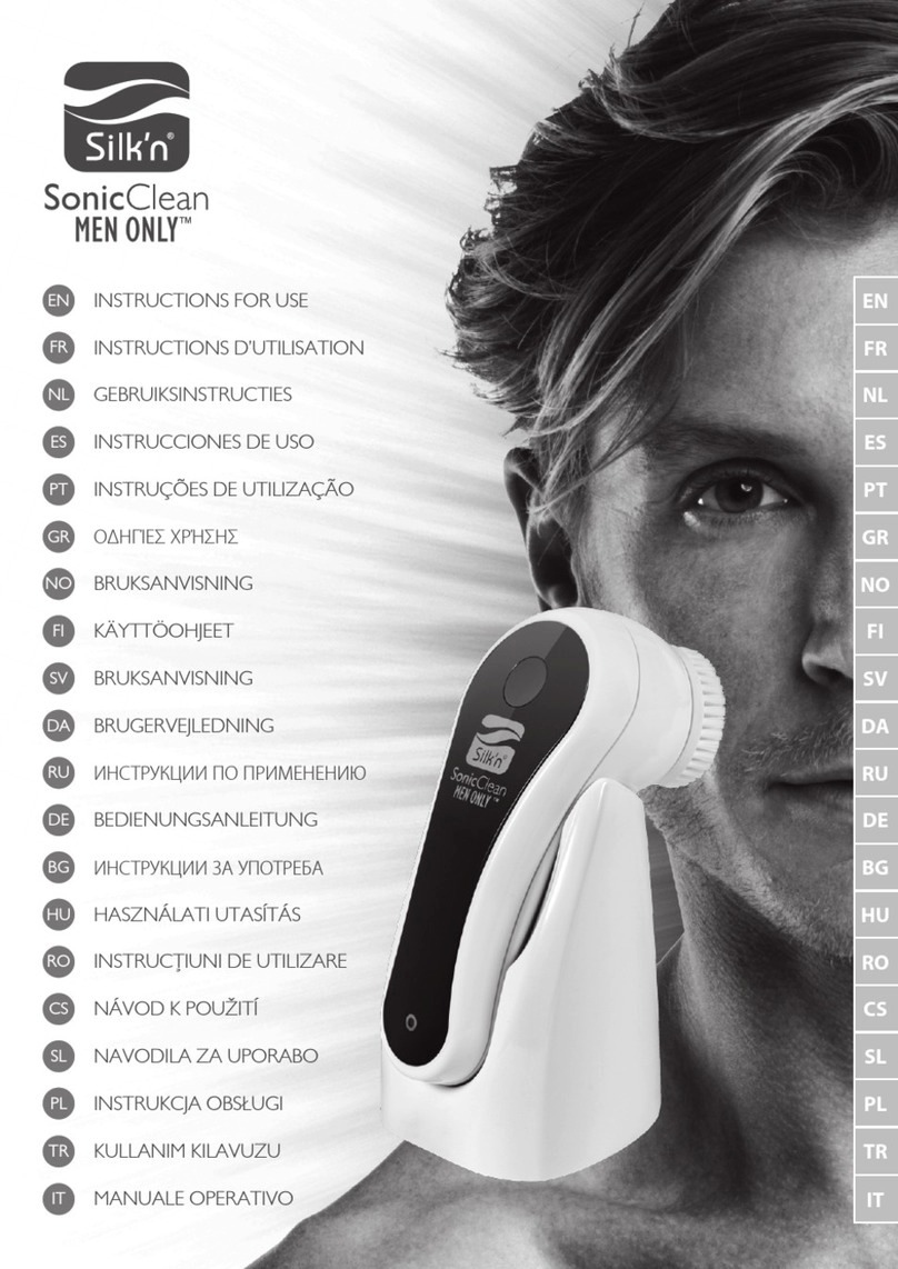 Silk'n SonicClean Men Only E-199 User manual