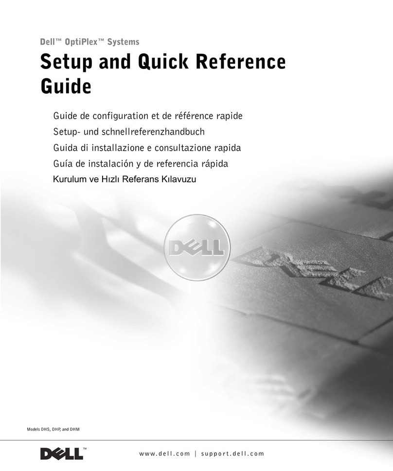 Dell OptiPlex DHS Series Setup and quick reference guide