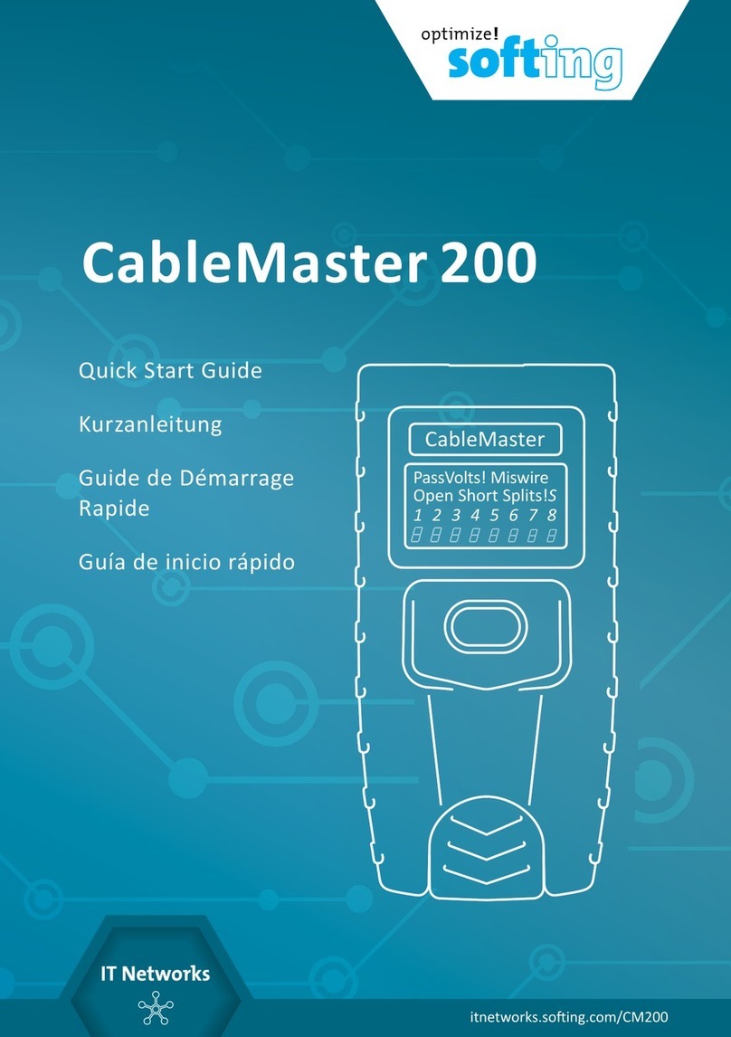 Softing CableMaster 200 quick start guide Softing CableMaster 200 quick start guide
