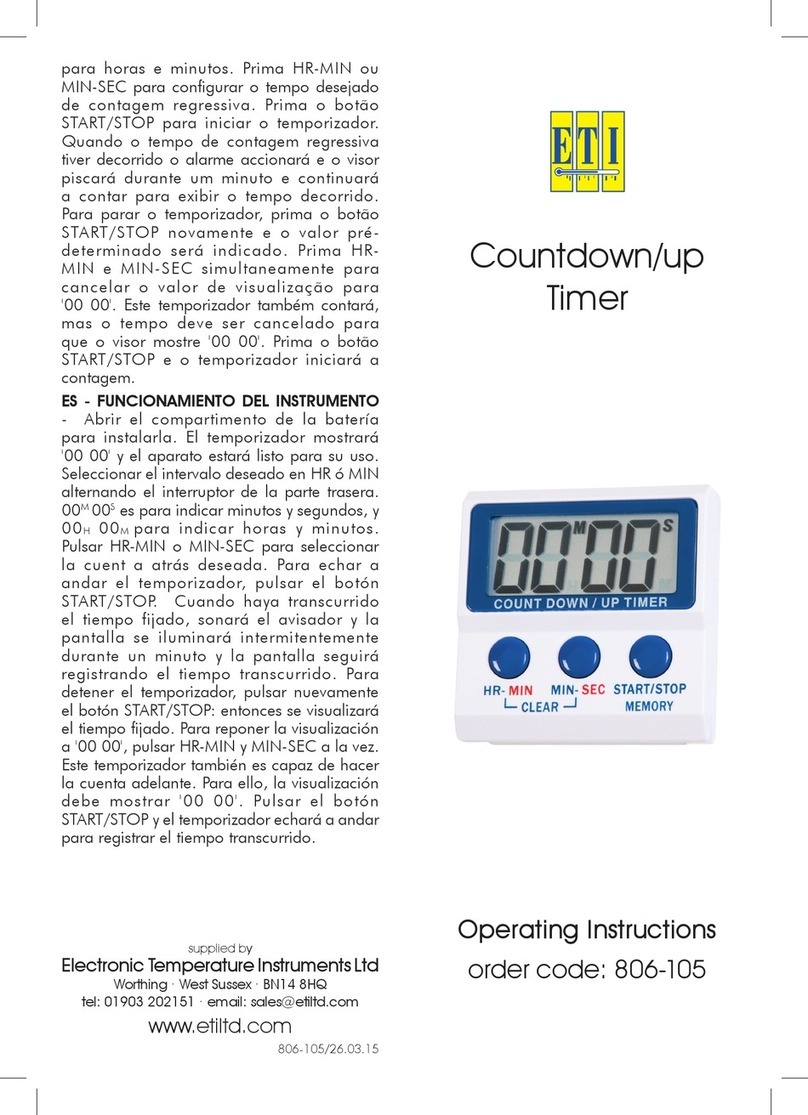 ETI 806-105 operating instructions