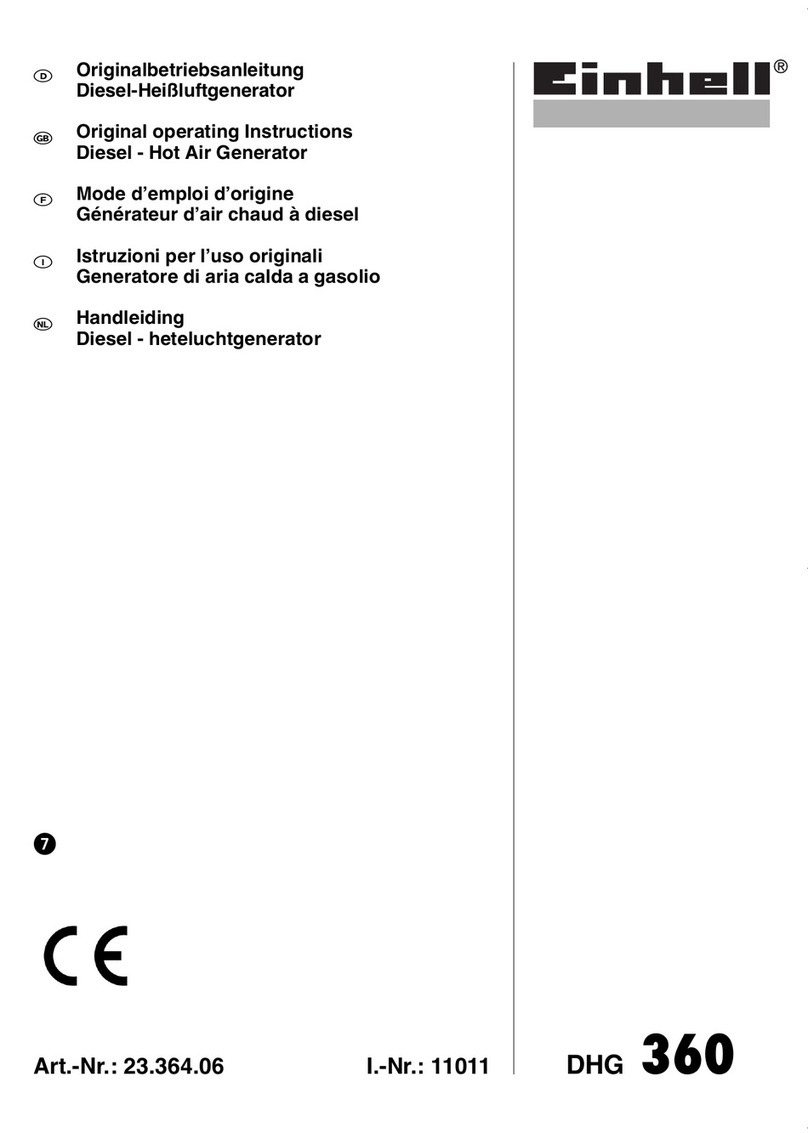 EINHELL DHG 360 User manual