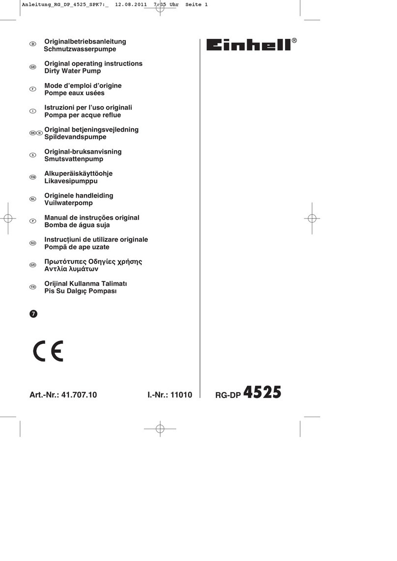 EINHELL RG-DP 4525 User manual EINHELL RG-DP 4525 User manual