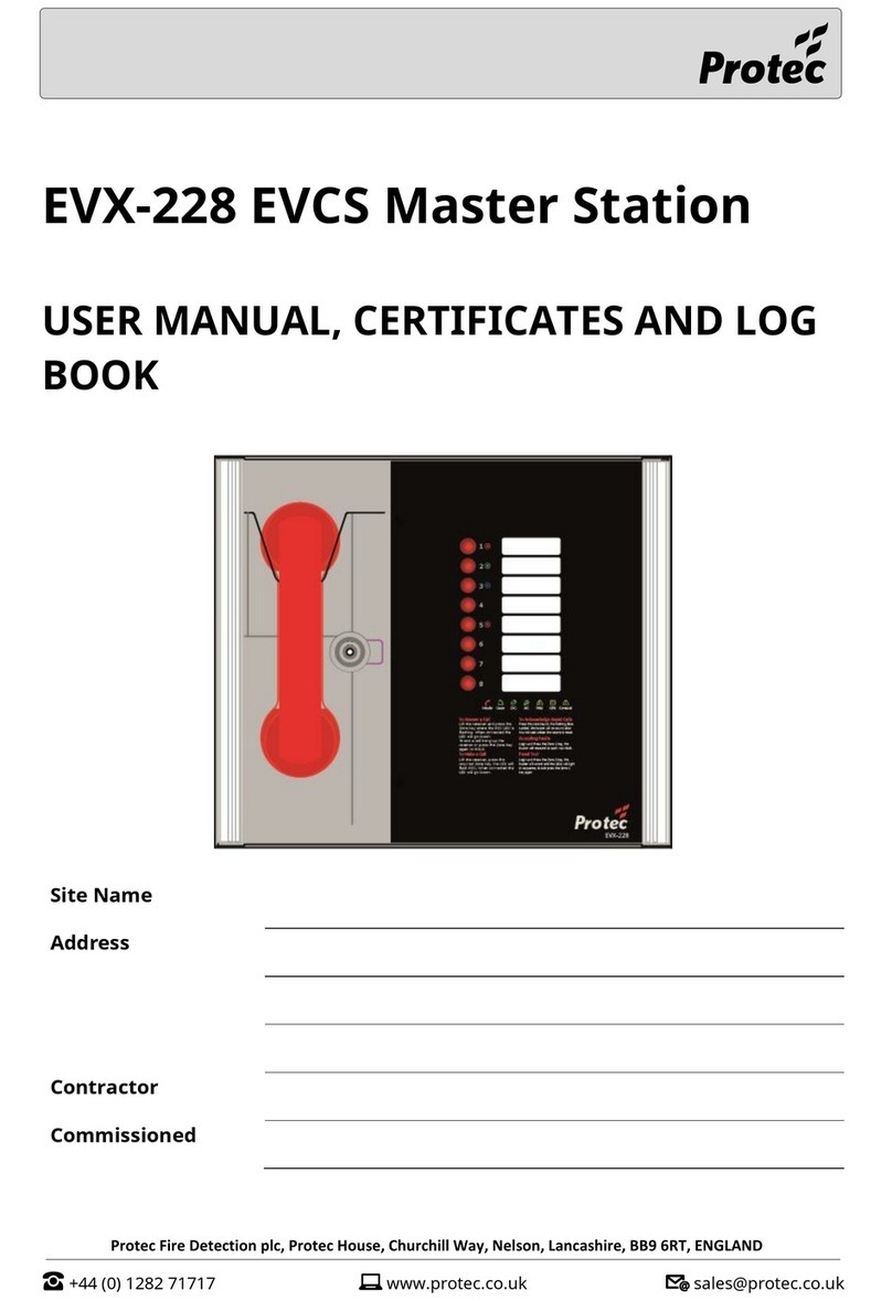 Pro-tec EVX-228 USER MANUAL, CERTIFICATES AND LOG BOOK Pro-tec EVX-228 USER MANUAL, CERTIFICATES AND LOG BOOK