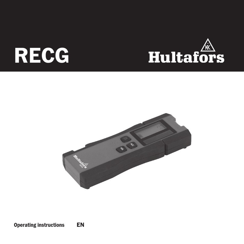 Hultafors RECG operating instructions