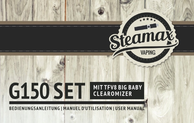 InnoCigs STEAMAX G150 SET User manual