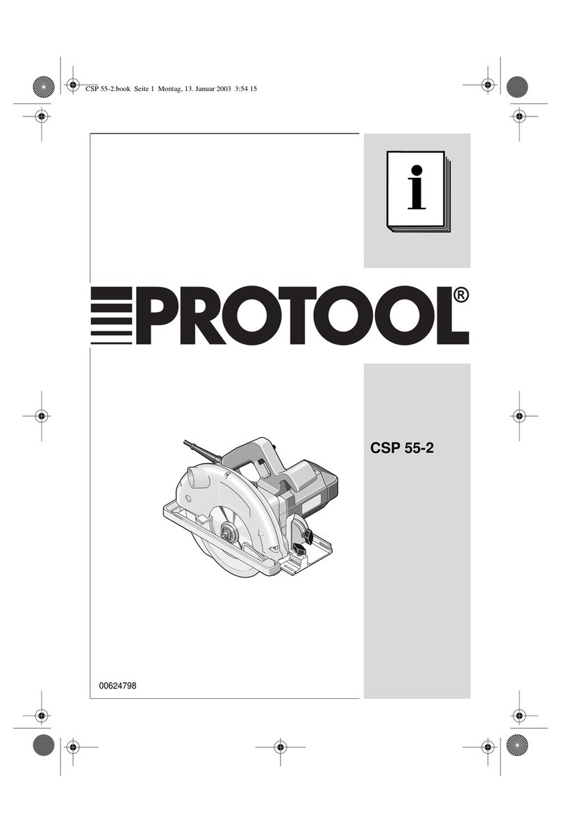 Protool CSP 55-2 User manual Protool CSP 55-2 User manual