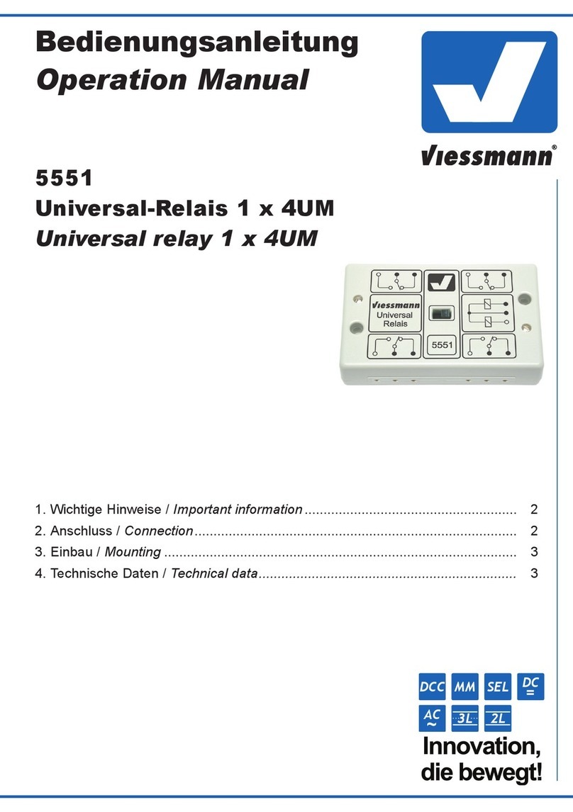 Viessmann 5551 Operation manual