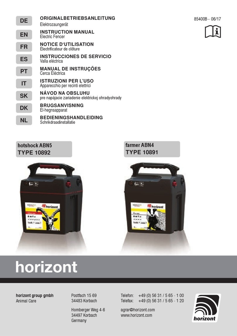 Horizont hotshock ABN5 instruction manual