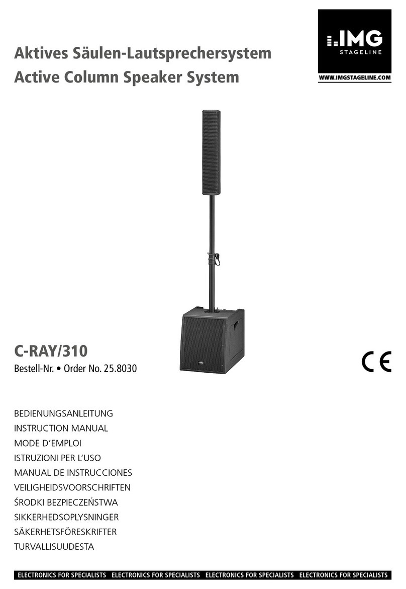 IMG STAGE LINE C-RAY/310 instruction manual
