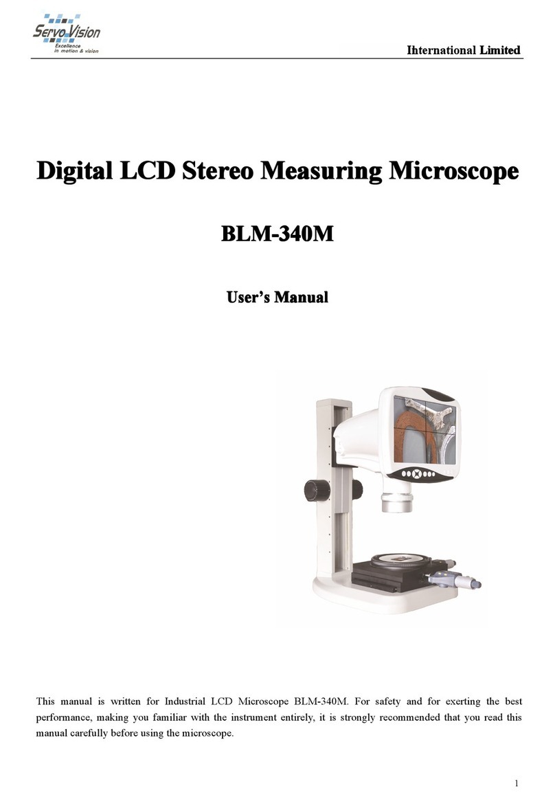 SERVO VISION BLM-340M user manual