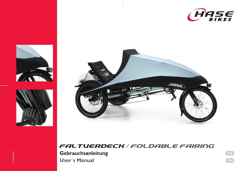 HASE Bikes Foldable Fairing user manual
