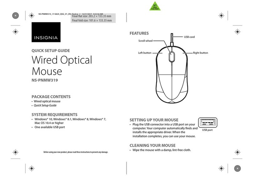 Insignia NS-PNMW319 User manual Insignia NS-PNMW319 User manual