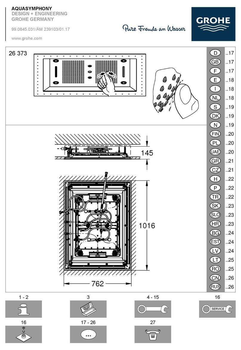 Grohe AQUASYMPHONY 26 373 User manual