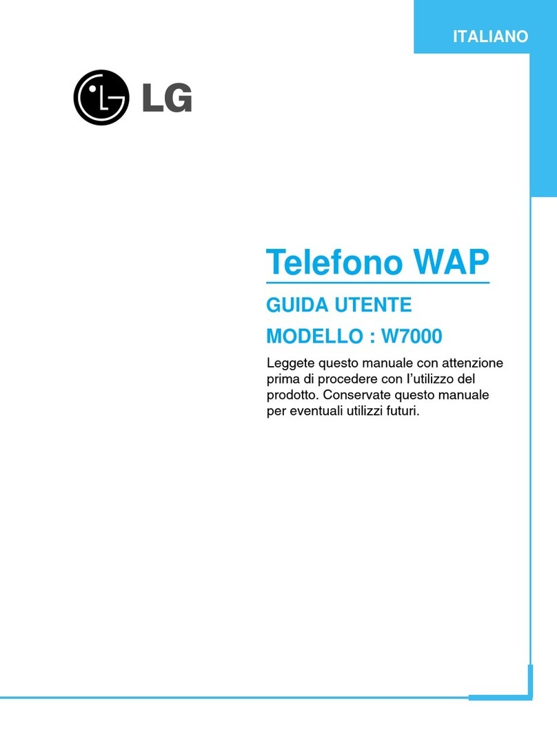 LG W7000 User manual