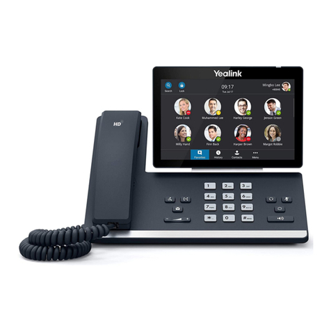 Yealink T58A Skype for Business User manual