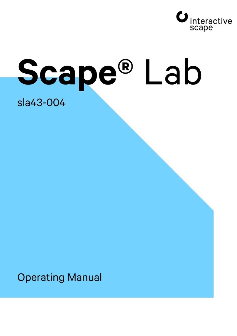 interactive scape Scape Lab User manual