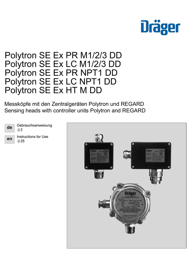 Dräger Polytron SE Ex PR NPT1 DD Instructions for use Dräger Polytron SE Ex PR NPT1 DD Instructions for use