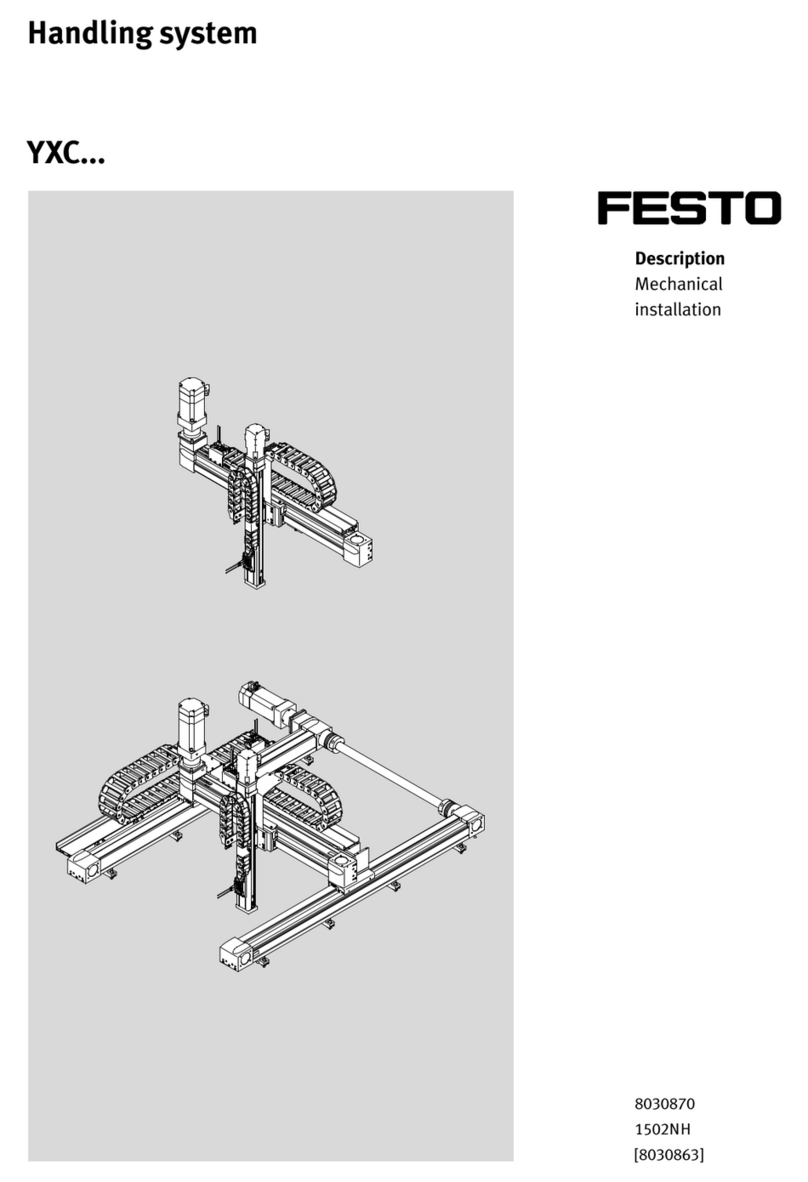 Festo YXC Series User manual