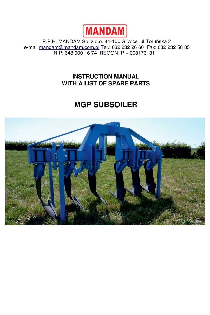 Mandam MGP Series instruction manual