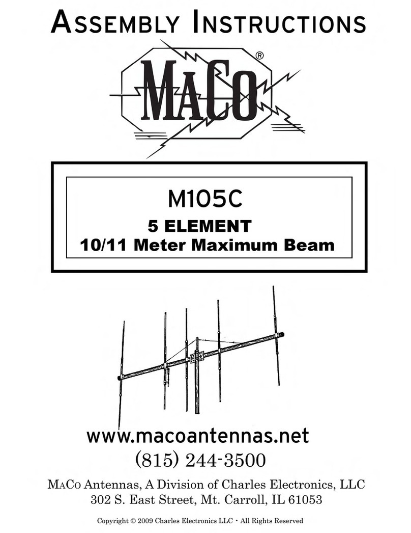 Maco Antennas M105C User manual