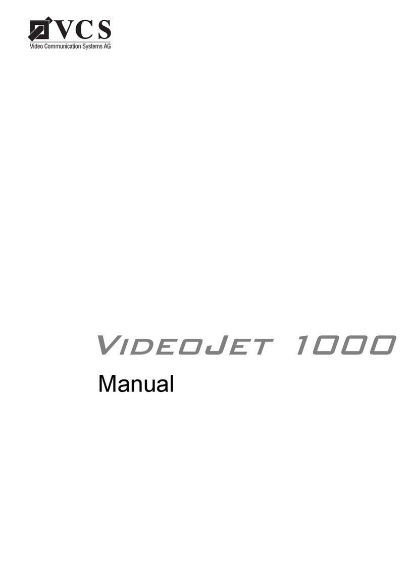VCS VideoJet 1000 manual VCS VideoJet 1000 manual