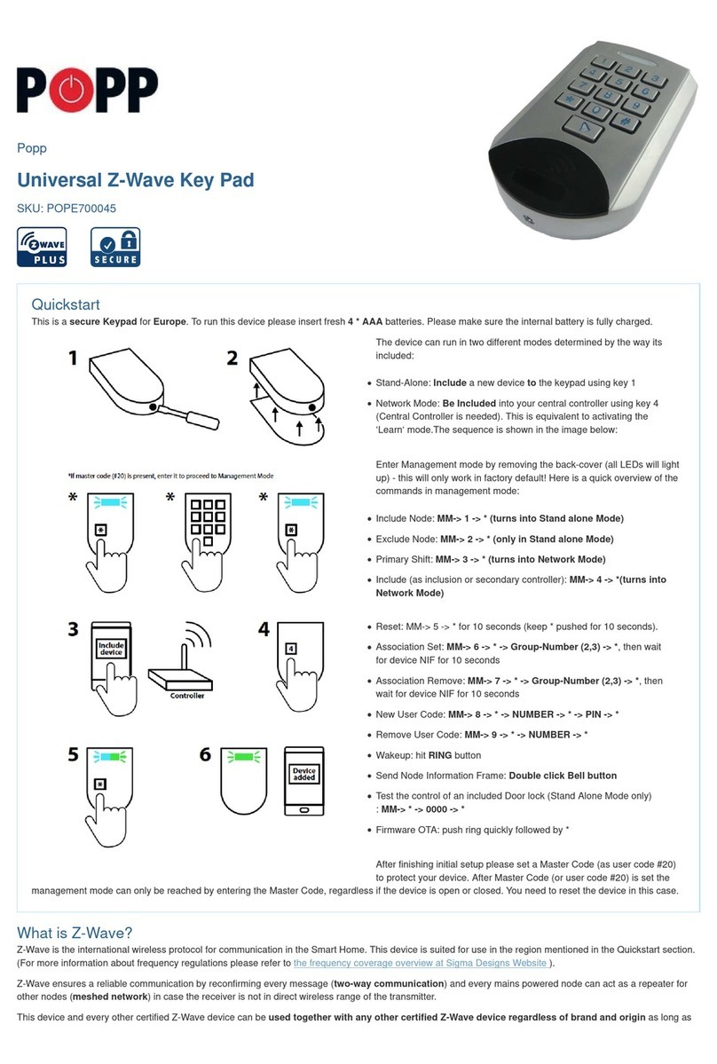 Popp POPE700045 manual