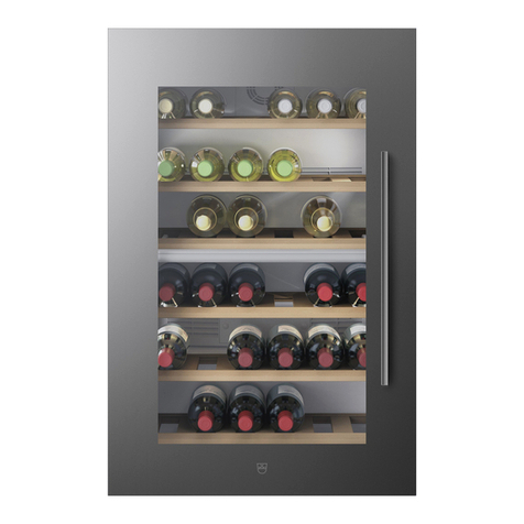 V-ZUG Winecooler 60 User manual