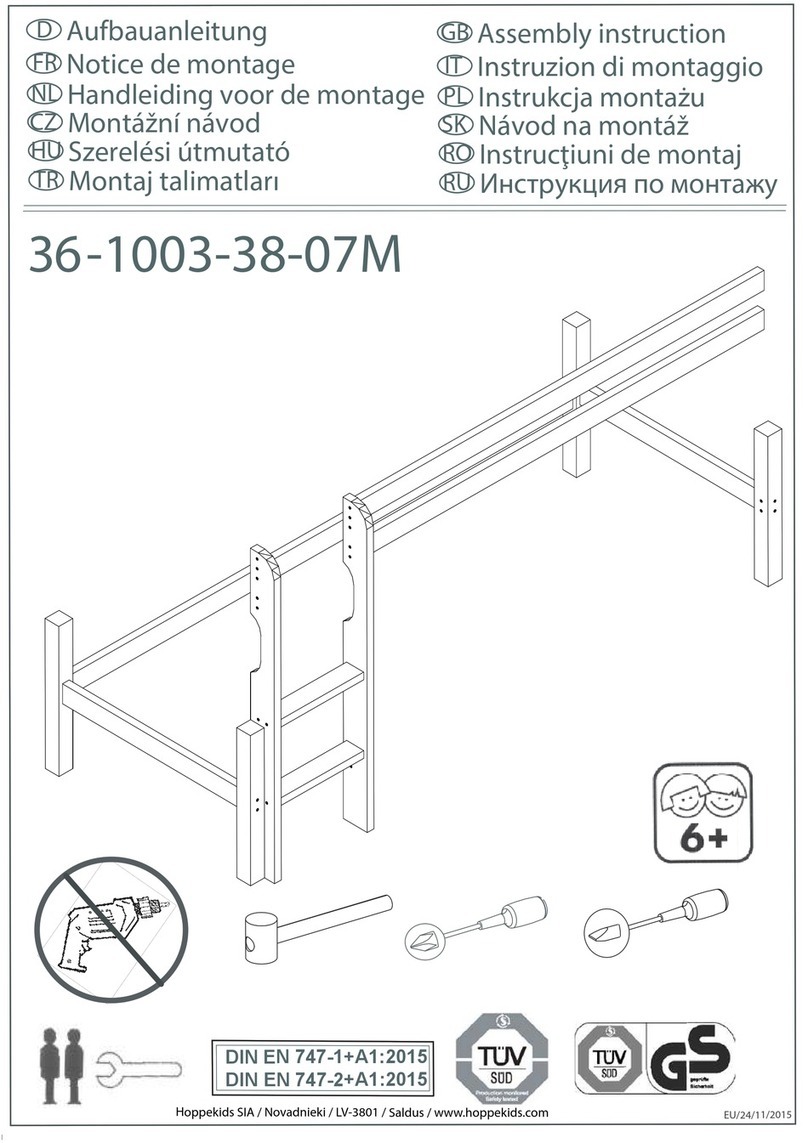 Hoppekids 36-1003-38-07M User manual