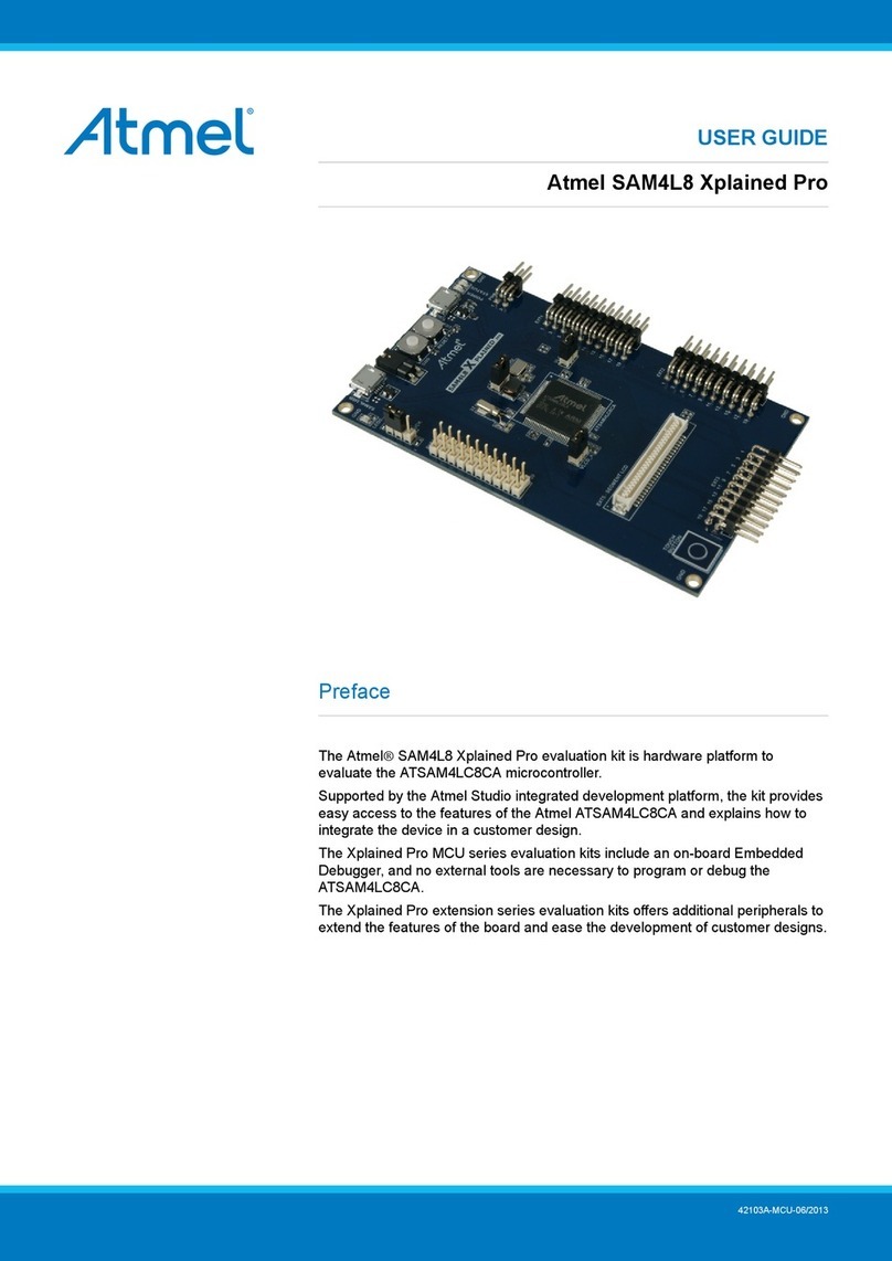 Atmel SAM4L8 Xplained Pro User manual