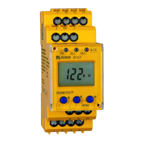 Bender A-ISOMETER IR427 plus MK7 User manual