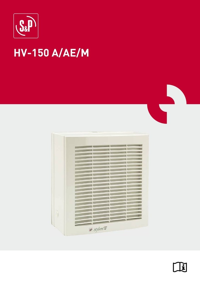 S&P HV-150 A User manual S&P HV-150 A User manual
