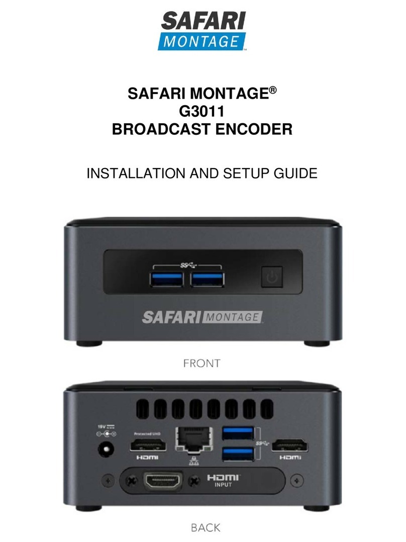SAFARI Montage G3011 Assembly instructions