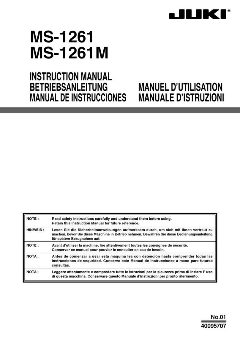 JUKI MS-1261 User manual