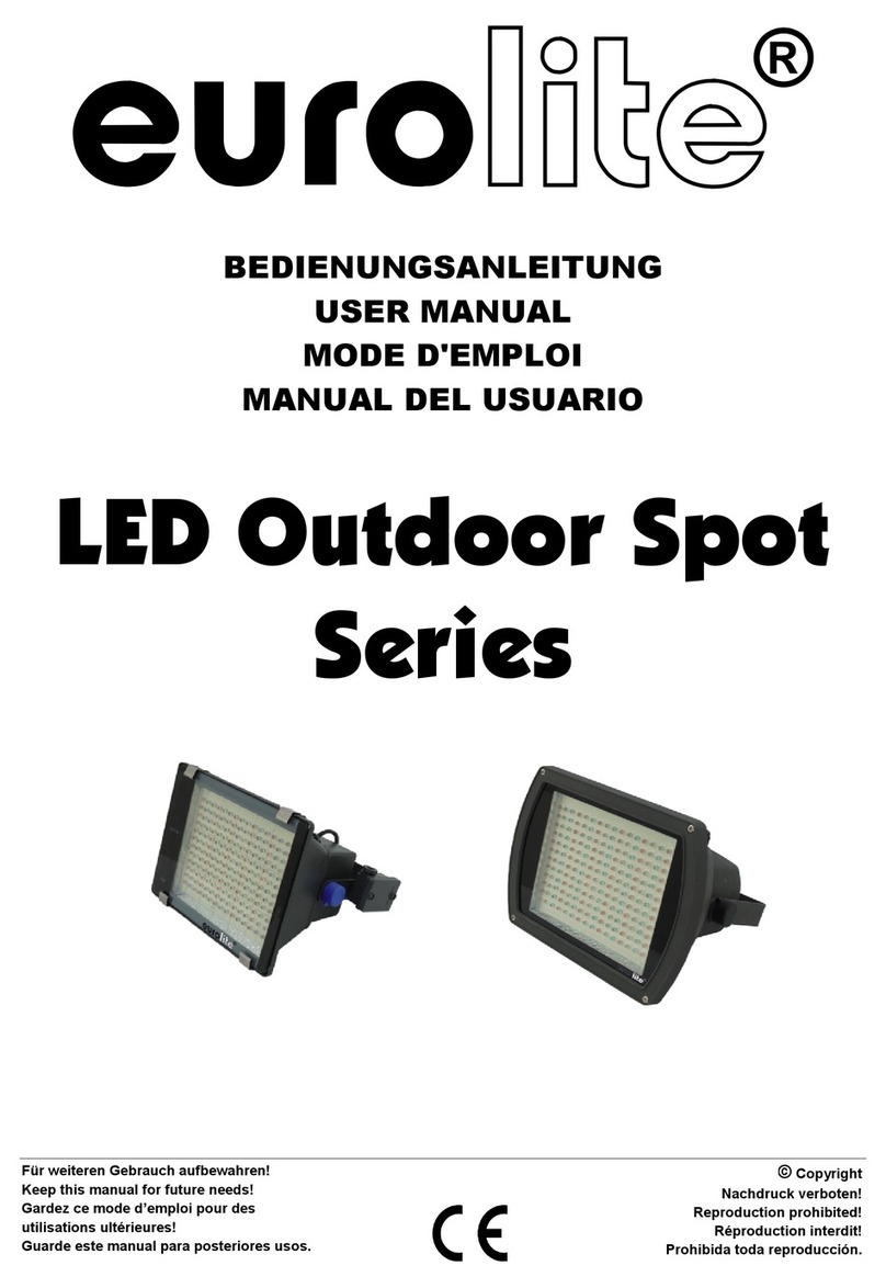 EuroLite LED Outdoor Spot Series User manual